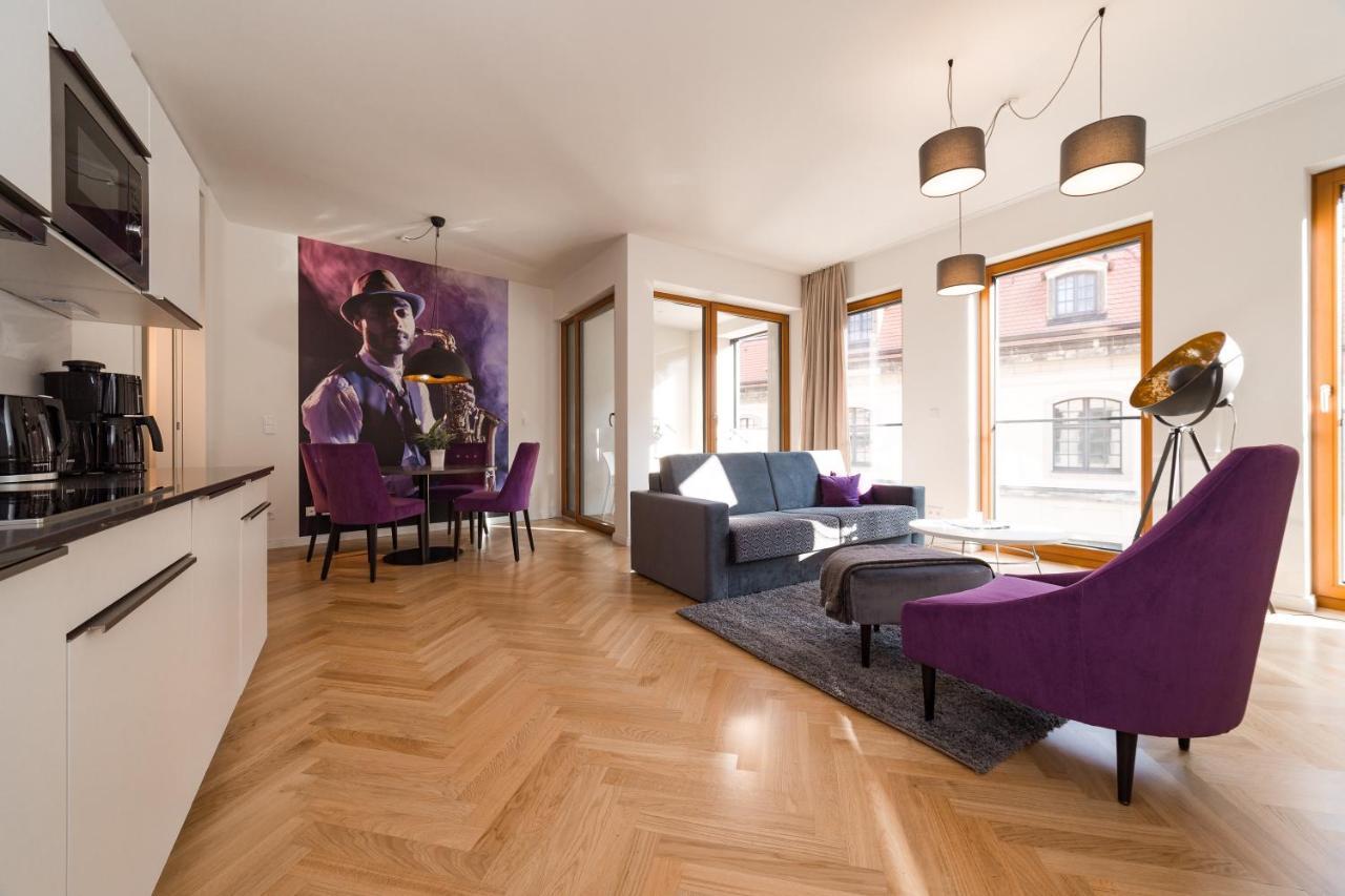 דרזדן Modernes Apartment Am Neumarkt מראה חיצוני תמונה